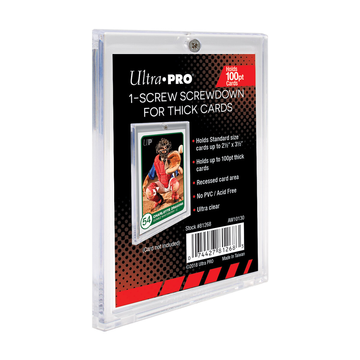 (25) Ultra Pro 1-Screw Extra Thick Card Screwdown Holders 100pt Jersey Patch