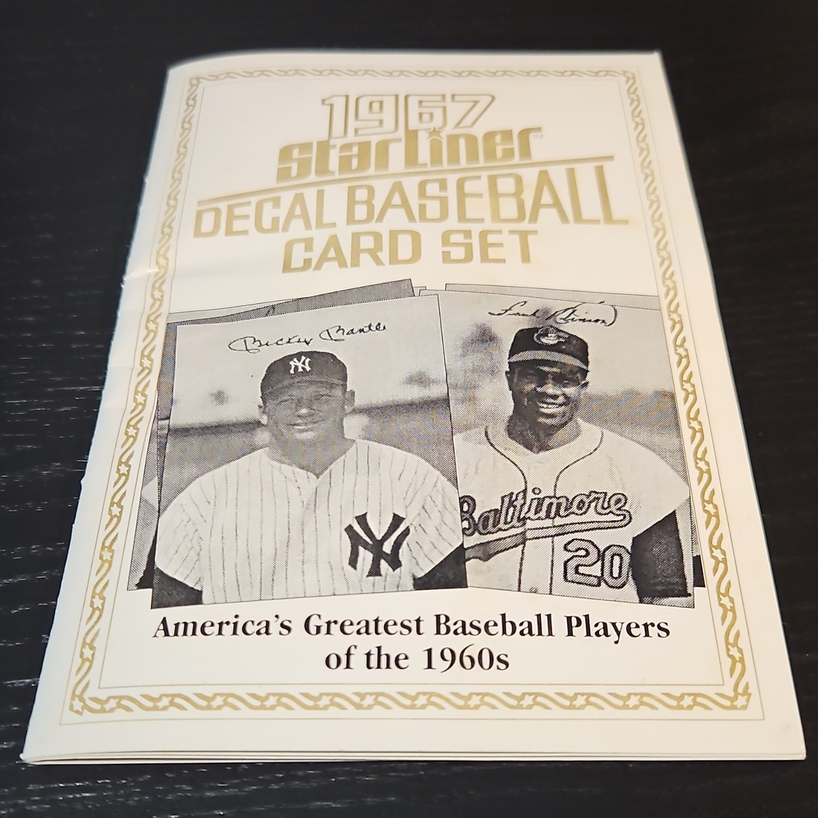 Complete 1983 Starliner Decal Baseball Card Set – See Below For More Info
