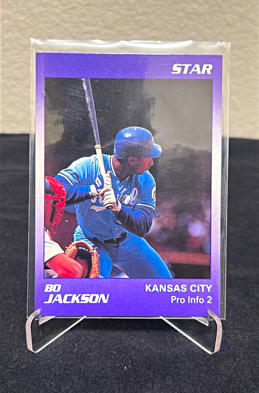 The Star Co. 1990 Star Bo Jackson Pro Info II #7/11 Kansas City Royals