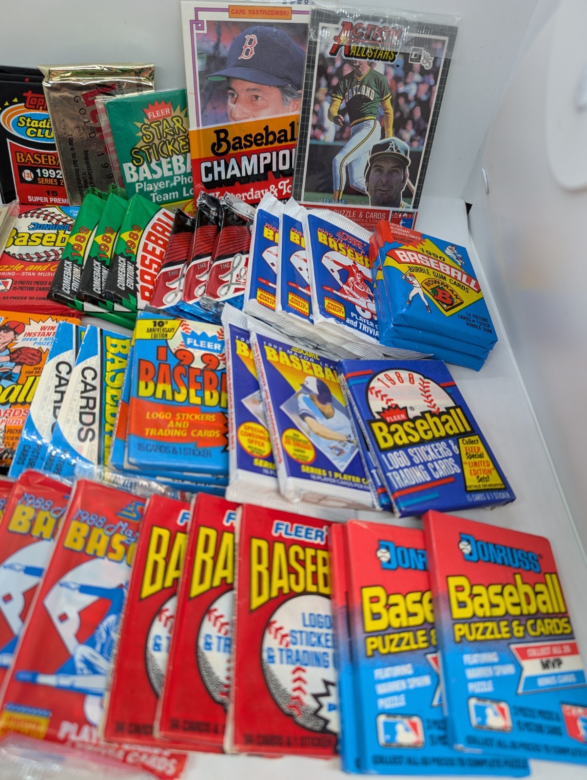 700 Baseball Cards In Unopened Packs 1980’s & 1990’s Mint