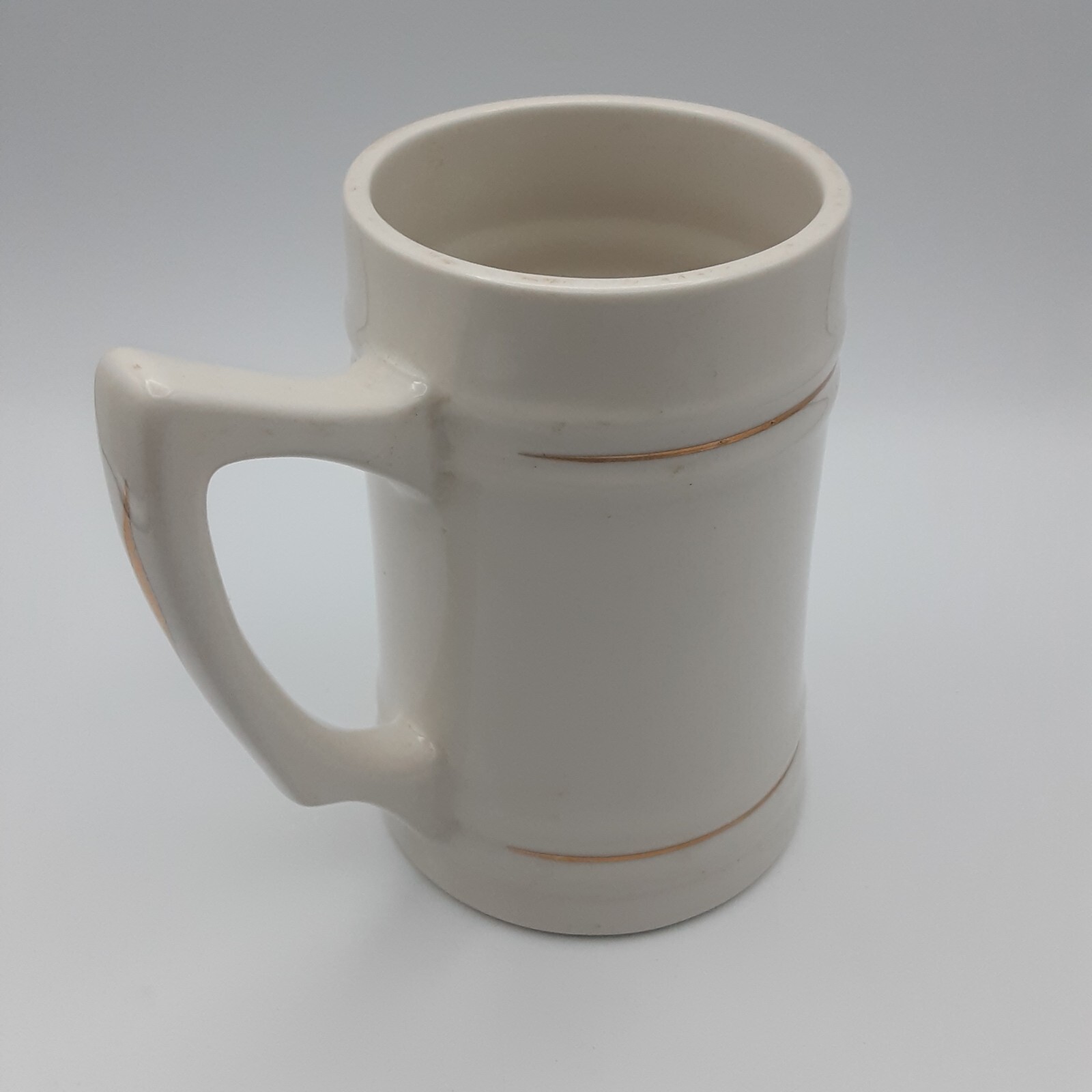 Vintage Kentucky Wildcats Ceramic Beer Stein Mug “K” Logo Gold Trim D Handle