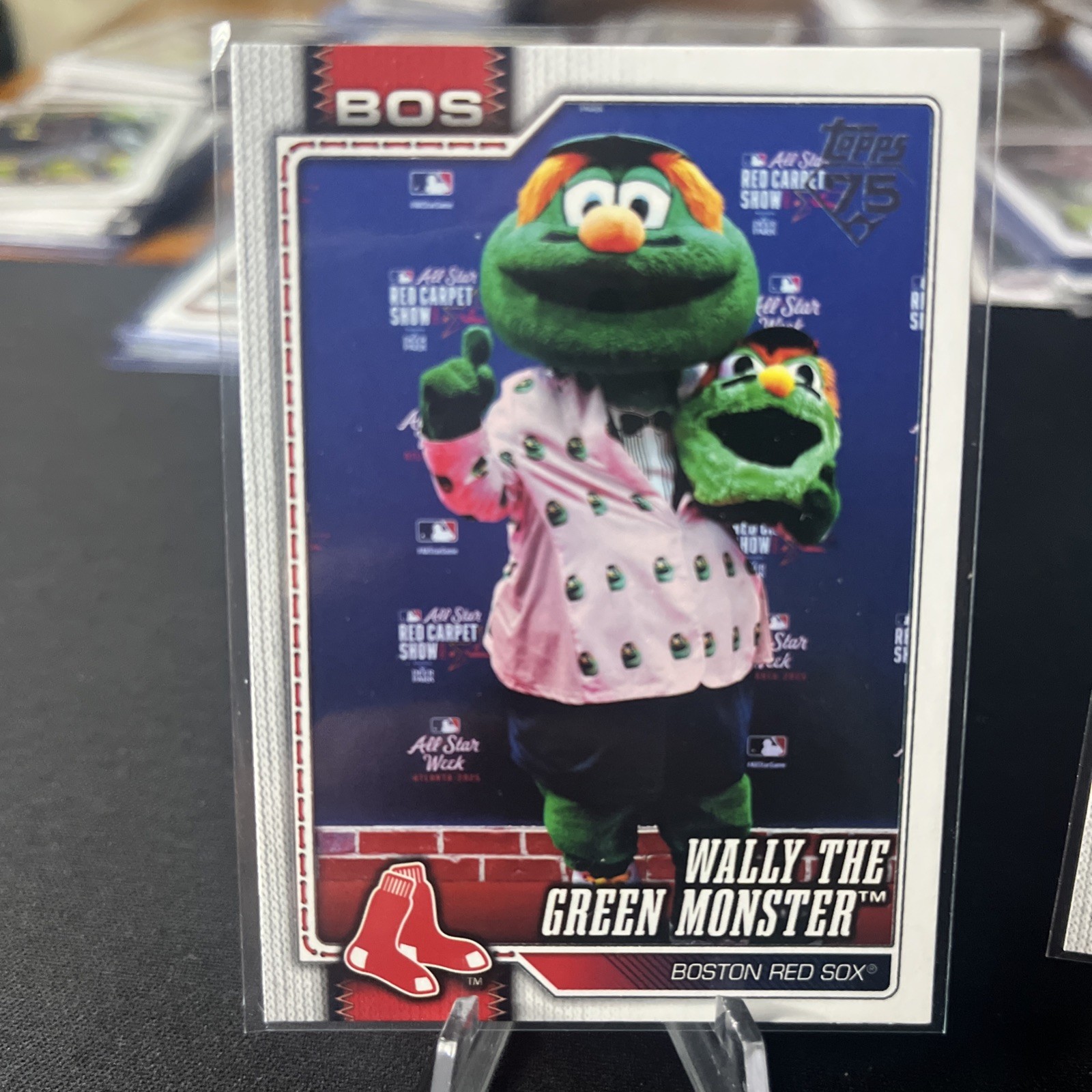 2026 Topps Celebration Mascots Wally The Green Monster/Tessie Boston Red Sox
