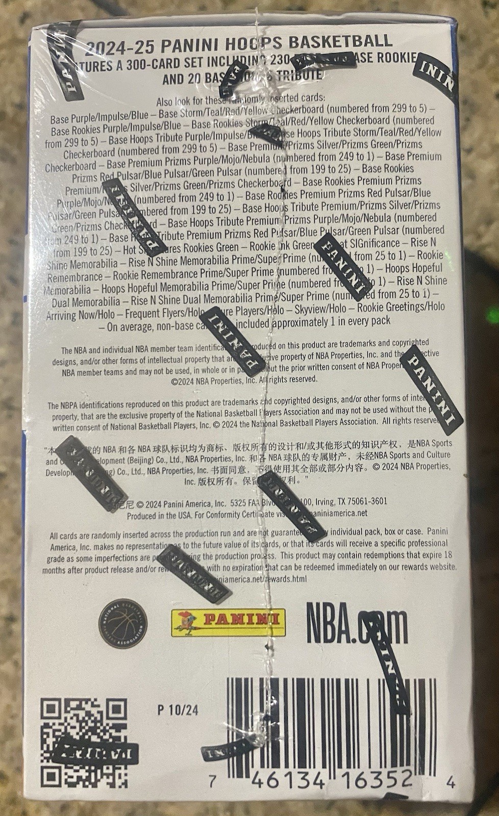 2024-25 Panini NBA Hoops Blaster Box With Opti-Chrome Base Premium – New/Sealed