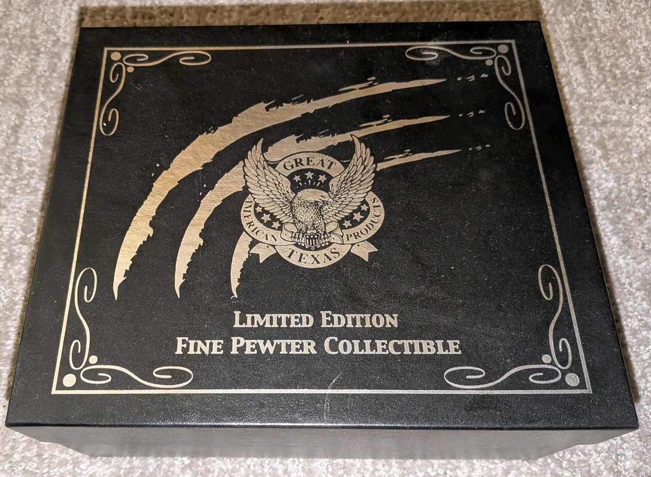 BRONCOS PEWTER JEWLERY BOX IN LIMITED EDITION BOX (193109-1)