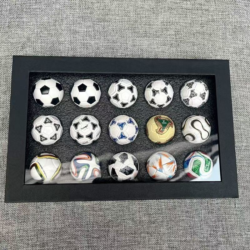 15 PCS FIFA World Cup Soccer Mini Ball Collection 1970-2026 Set Souvenirs Gift
