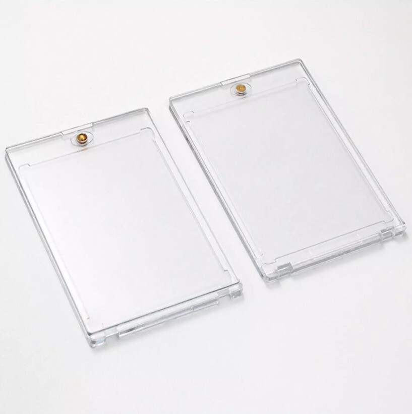 1-100 Pack Magnetic Card Holder 35 55 75 100 130 180 pt One-Touch UV Protection