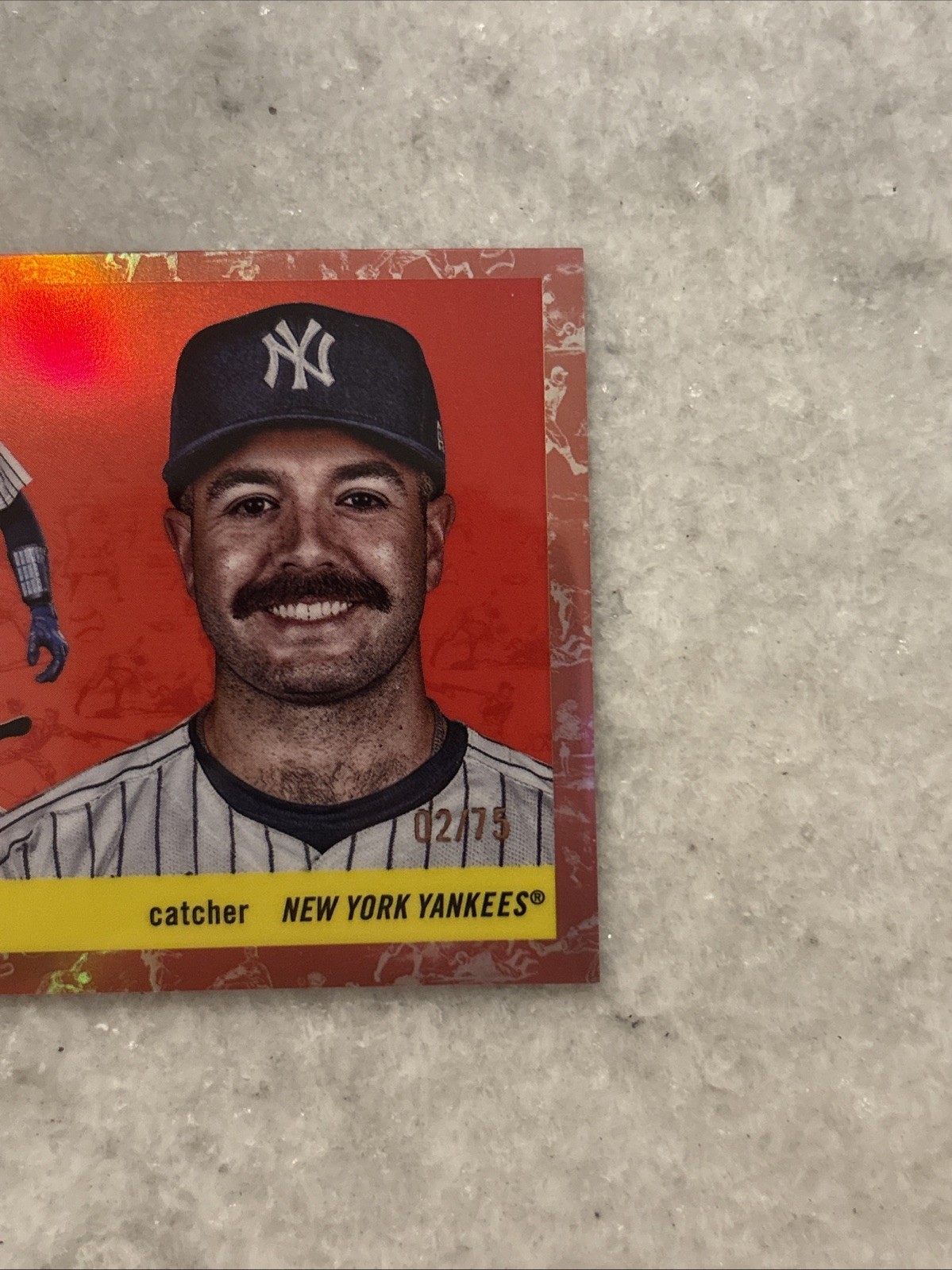 2025 Topps Chrome Platinum Austin Wells #165 Toile Cream Rose Gold Refractor /75