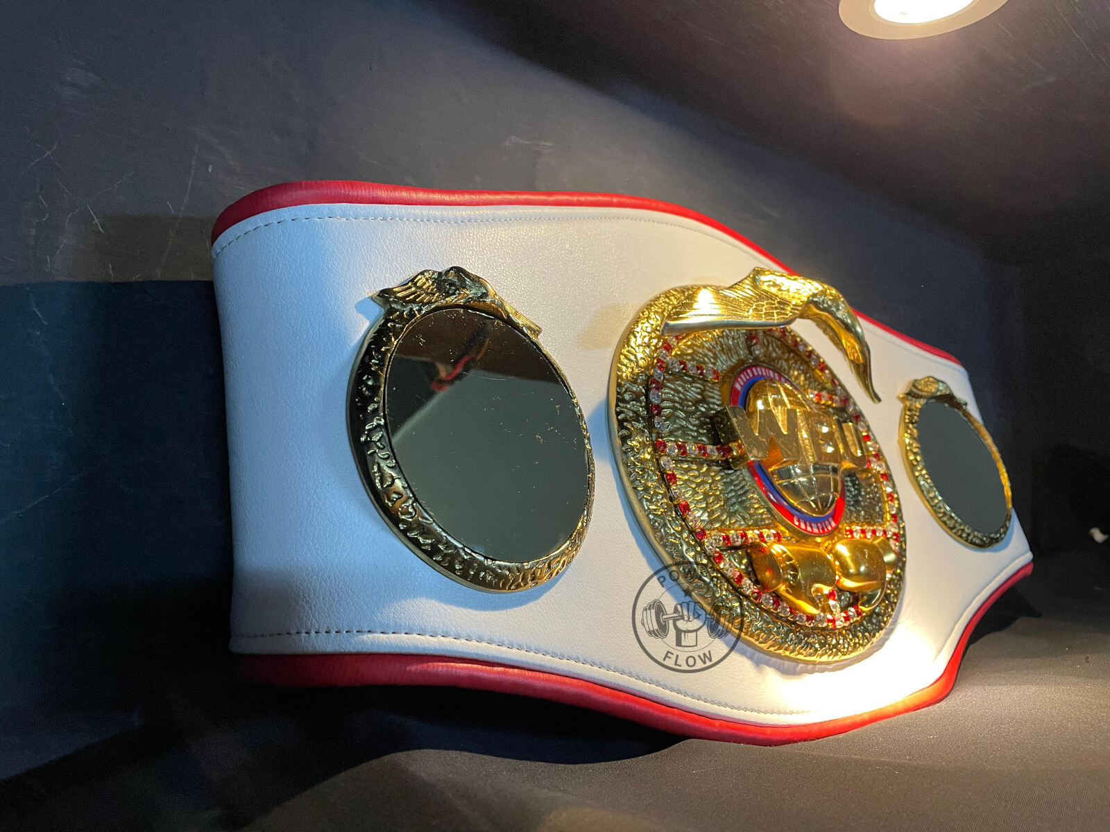 WBU Boxing Belt Championship World Boxing Union 3D Metal Plates Leather Strap
