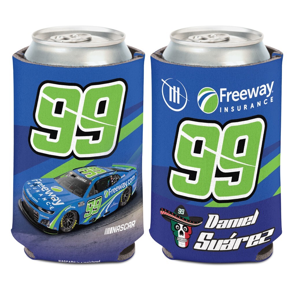 Daniel Suarez 2025 Wincraft #99 Freeway Insurance 12oz Can Coolie (1)