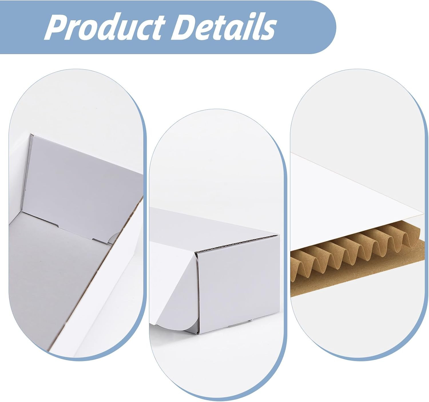 Trading Card Storage Boxes with Dividers, White 1100 Count Cards Collection Box