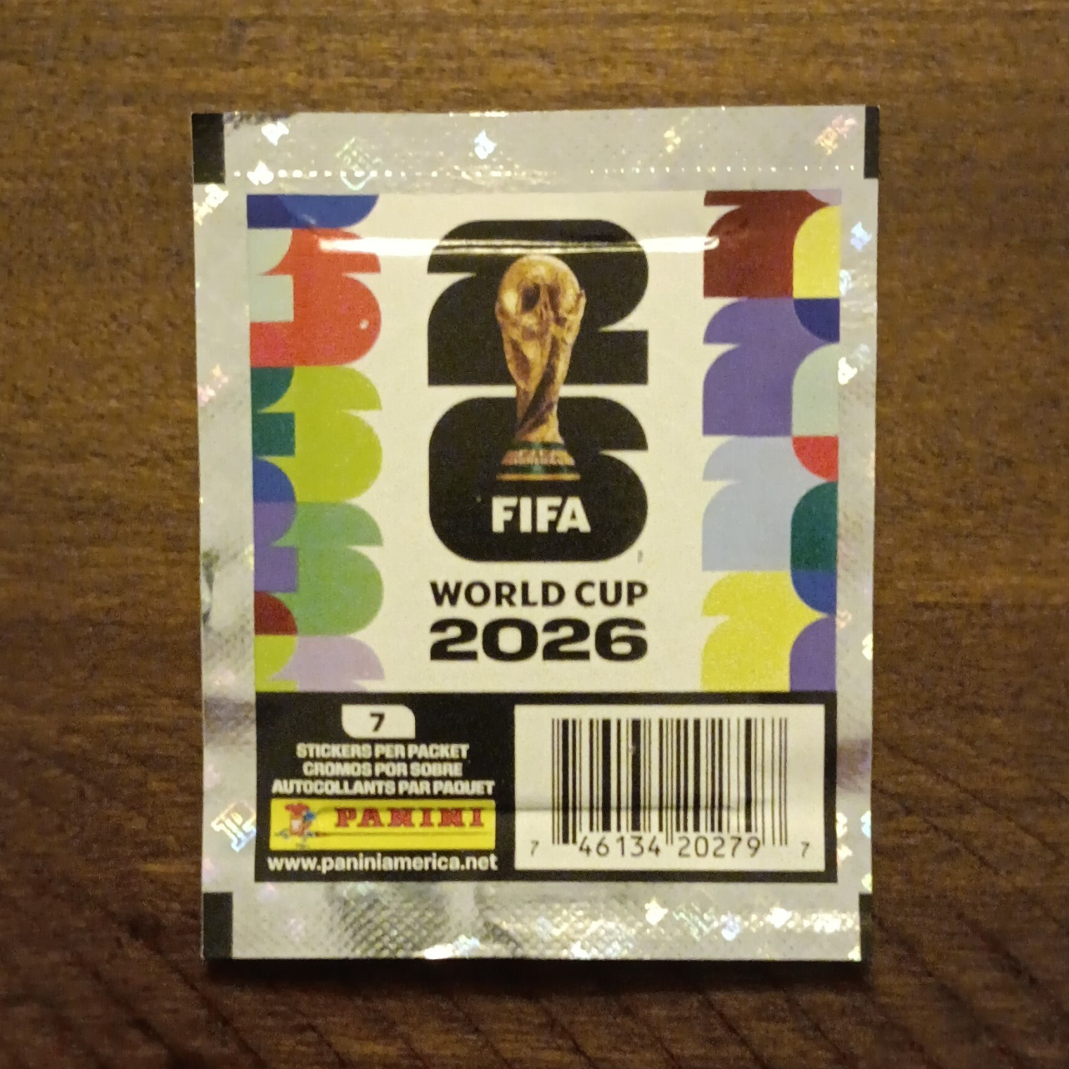 Panini FIFA World Cup 2026-Lot of 10- Sealed Packs – 7 Stickers