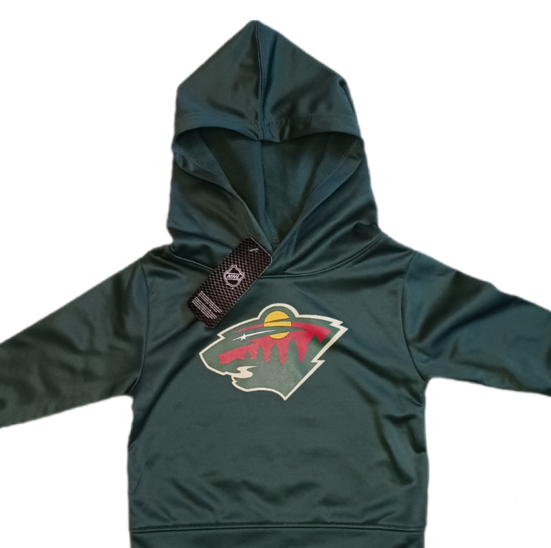 Minnesota Wild INFANT Hoodie Size 12 Months Hooded Green NHL Official Product