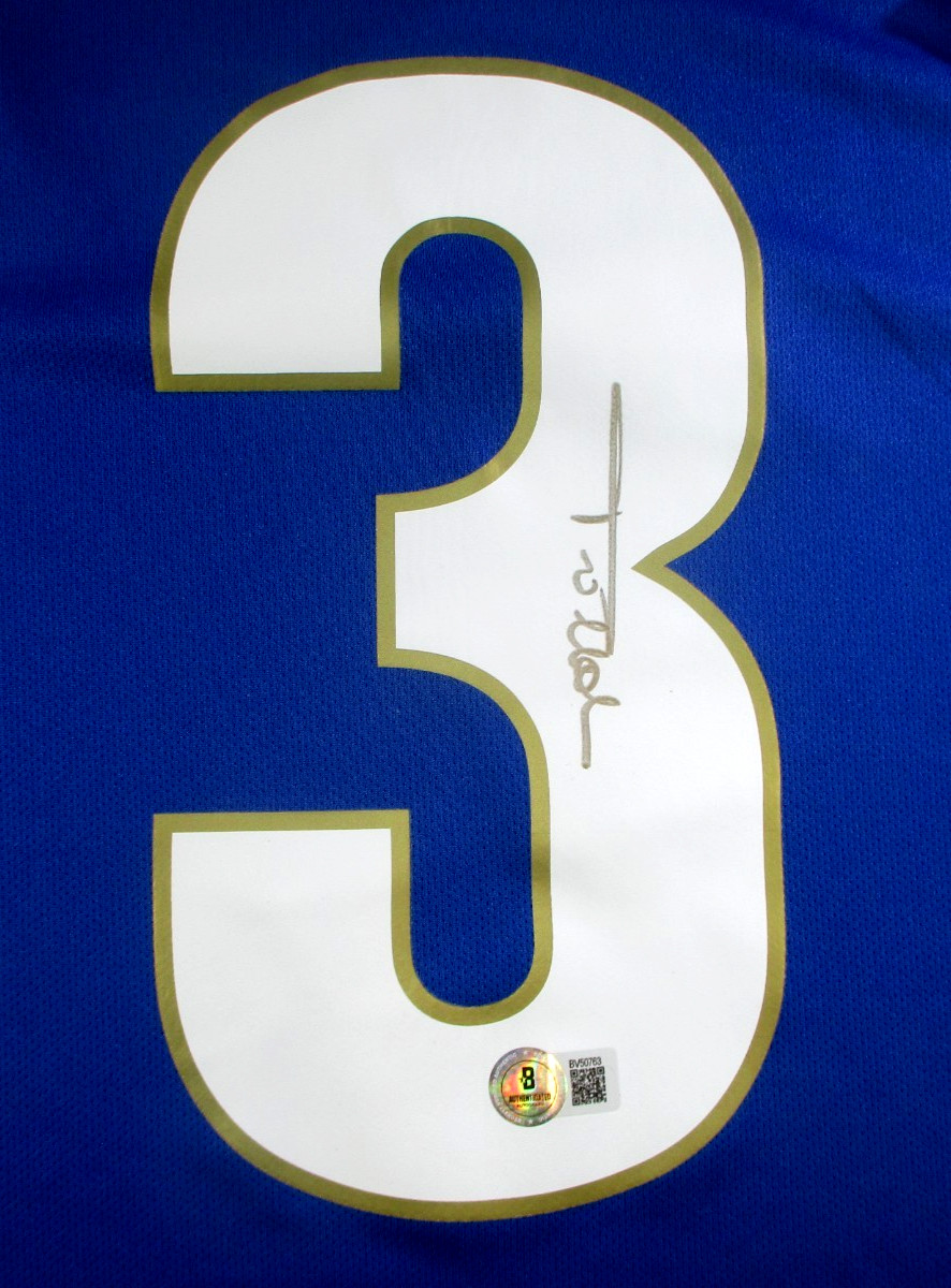 Paolo Maldini / Autographed Nike Premier Team Italy FIGC Soccer Jersey / BAS
