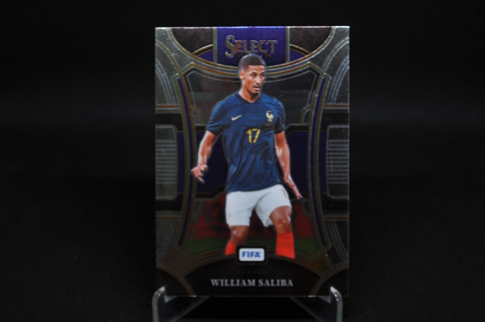 William Saliba 2023-24 Panini Select FIFA Soccer #182 Mezzanine