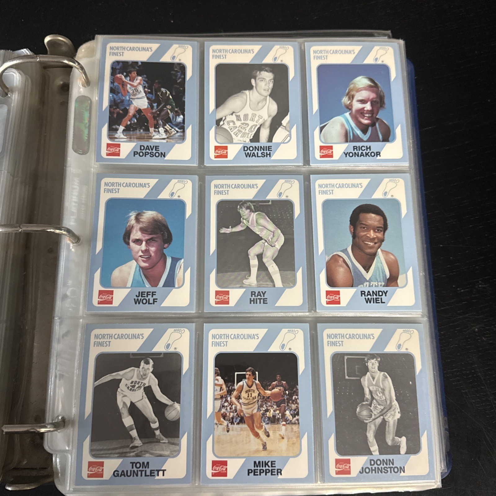 1989 North Carolina’s Finest Collegiate Collection Coca Cola UNC Tar Heels Pick