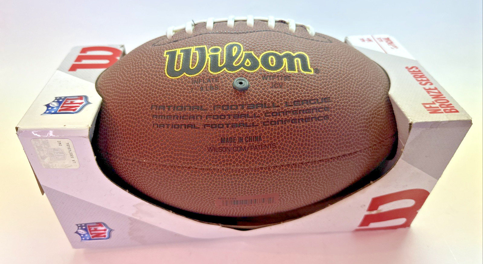 Wilson NFL Bronze Series Official Size Football WTF1795 New in Box