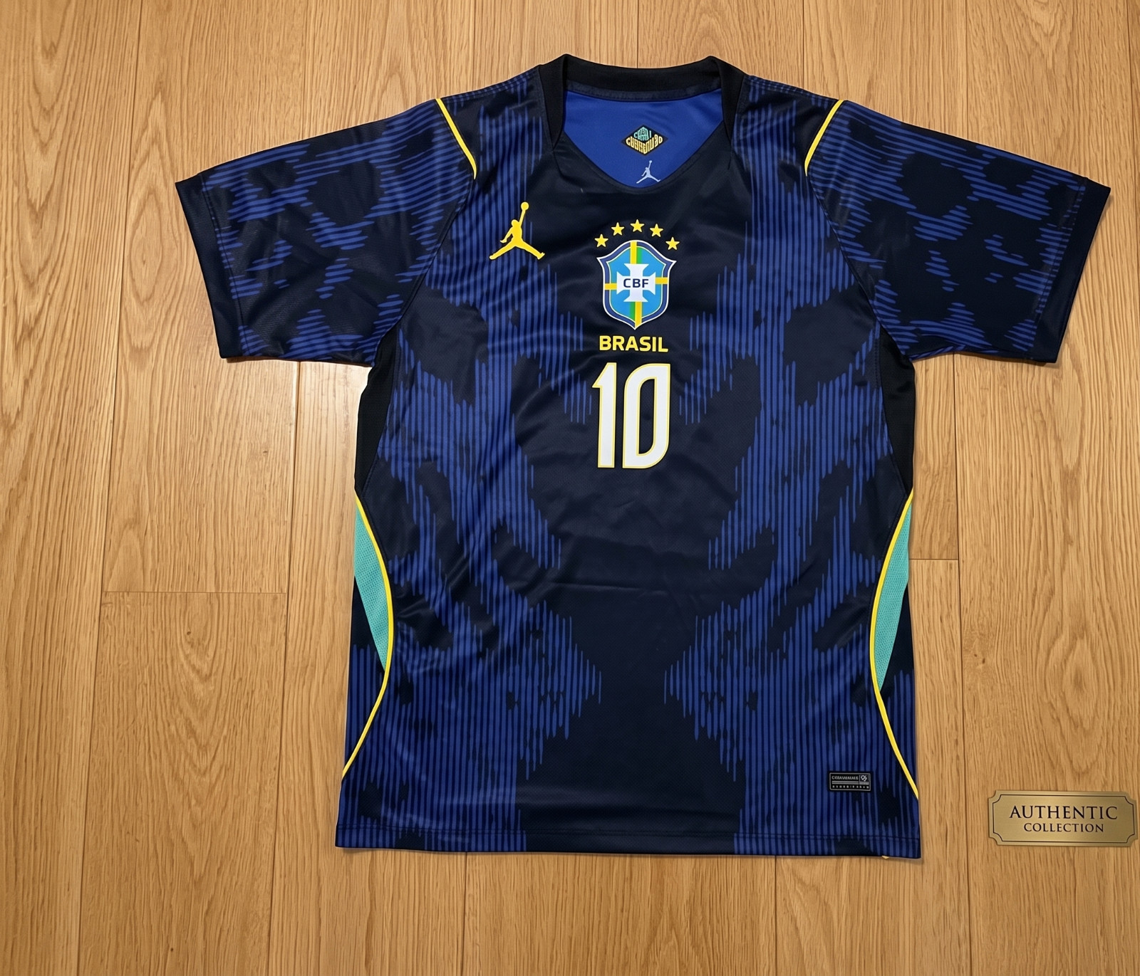 Neymar #10 Brazil Away Soccer Jersey Blue Fan Version 2026 World Cup