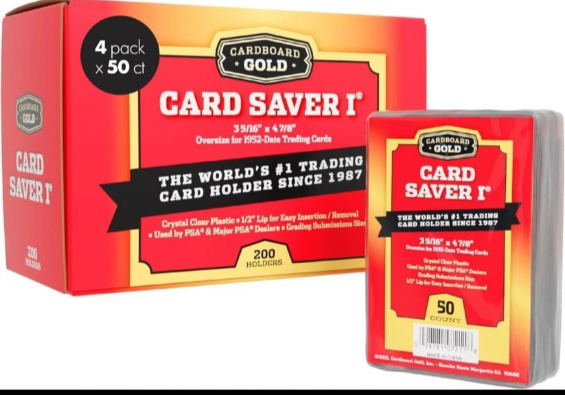 Card Saver 1 Card Holder PSA/BGGraded Card Submittions 50 100 200 500 1000 2000