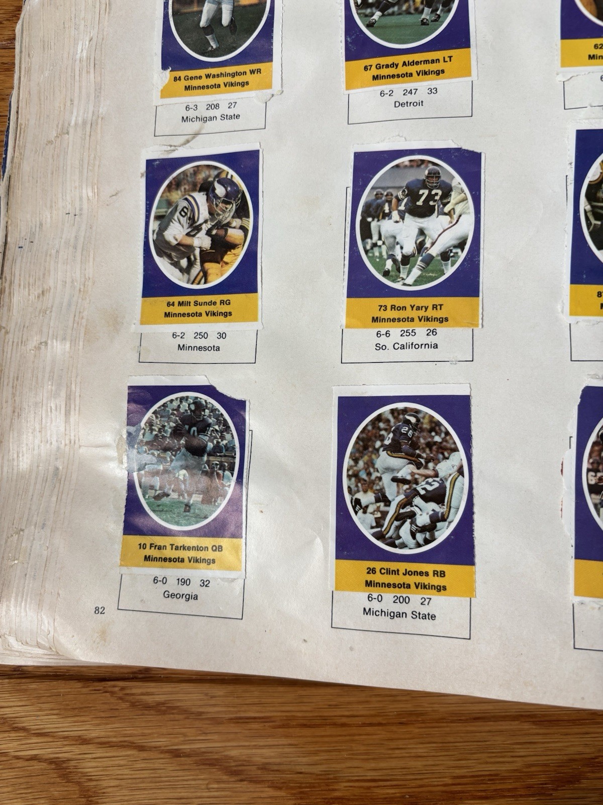 Vintage NFL Action 1972 Sunoco Sticker Album with Stickers – 90% Complete 💥
