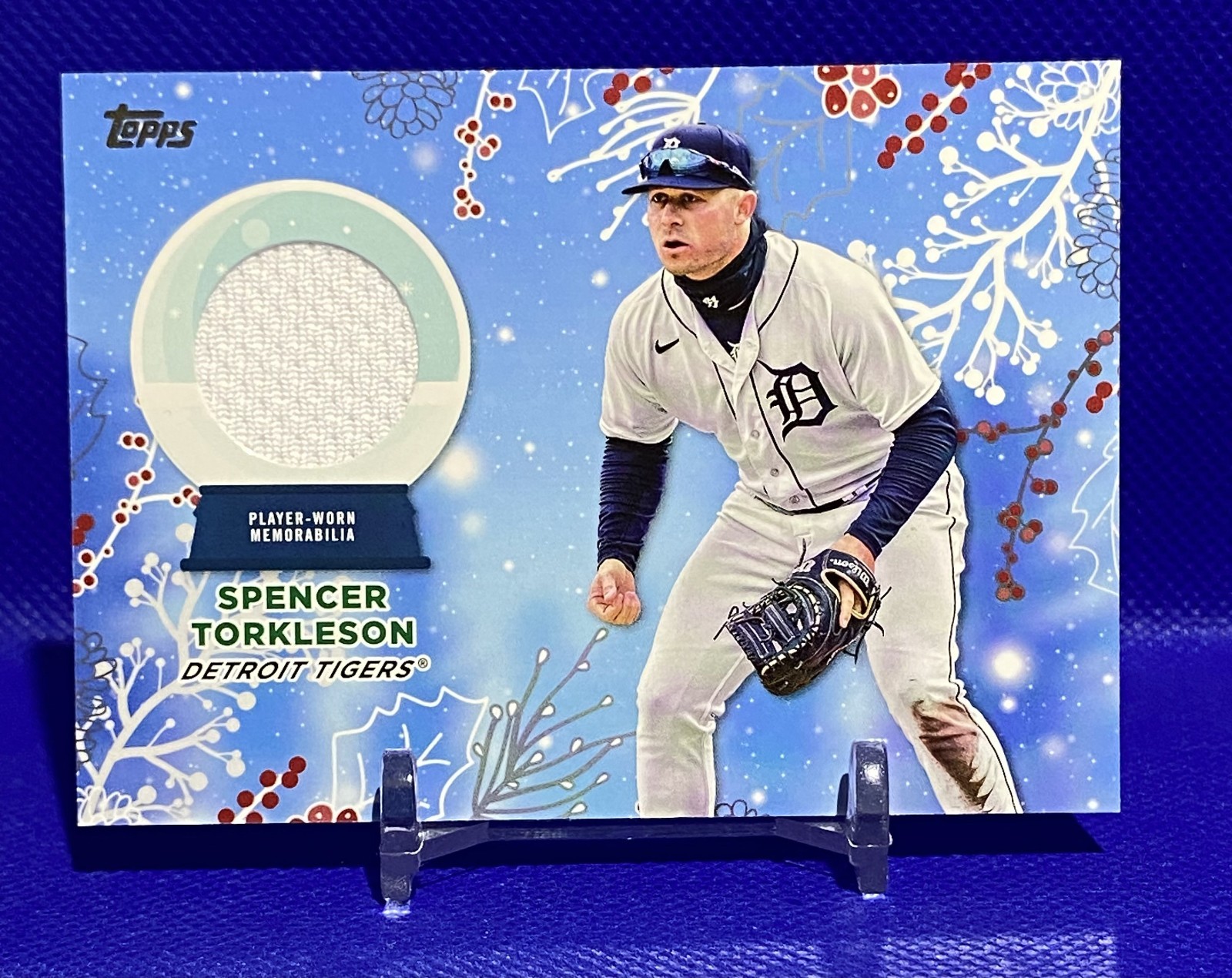 2023 Topps Holiday Baseball Spence Torkleson RC-ST Jersey Relic Card