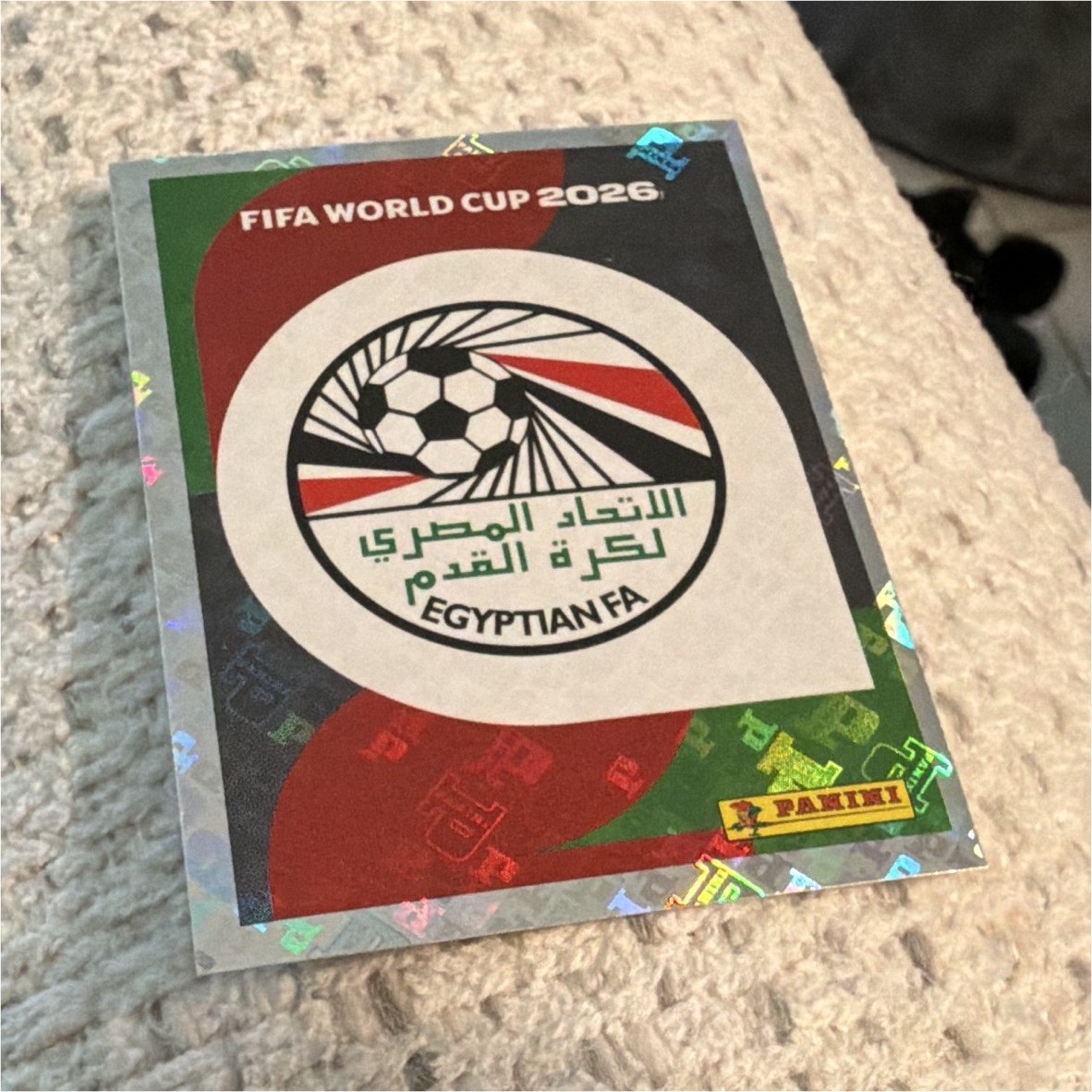 Panini FIFA World Cup 2026 Egyptian FA Logo/Crest Sticker EGY 1