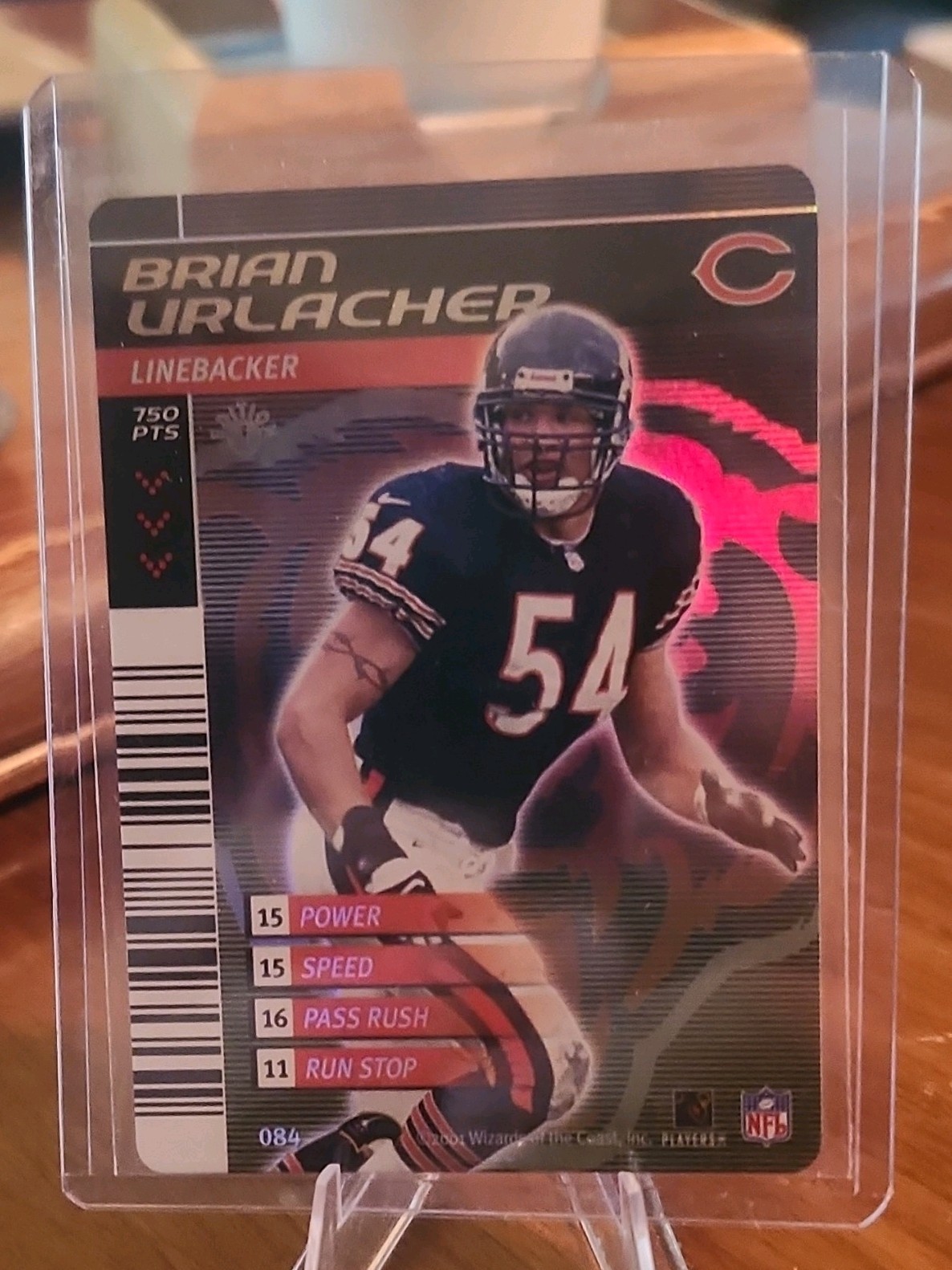 Wizards of the Coast NFL Showdown 2002 1st Ed Brian Urlacher Bears #084
