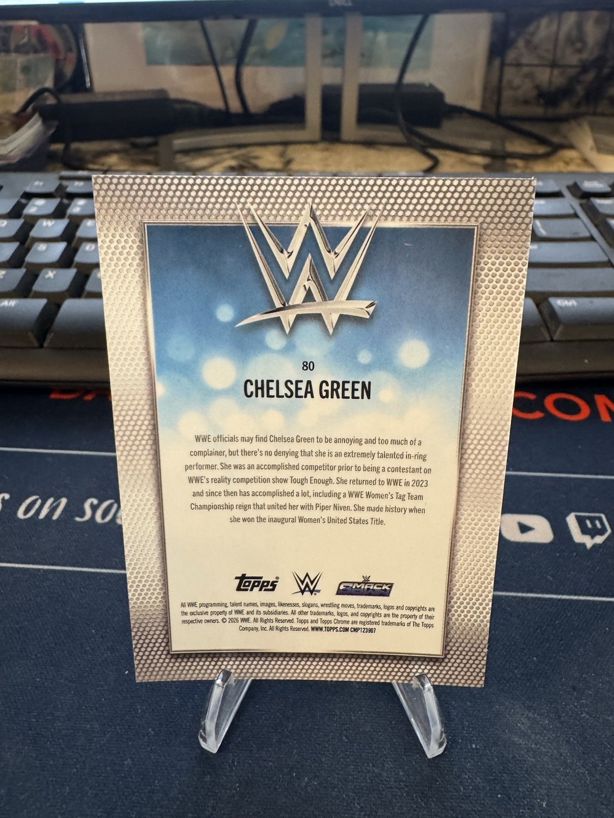 2026 Topps Chrome WWE Chelsea Green Magenta Refractor/399