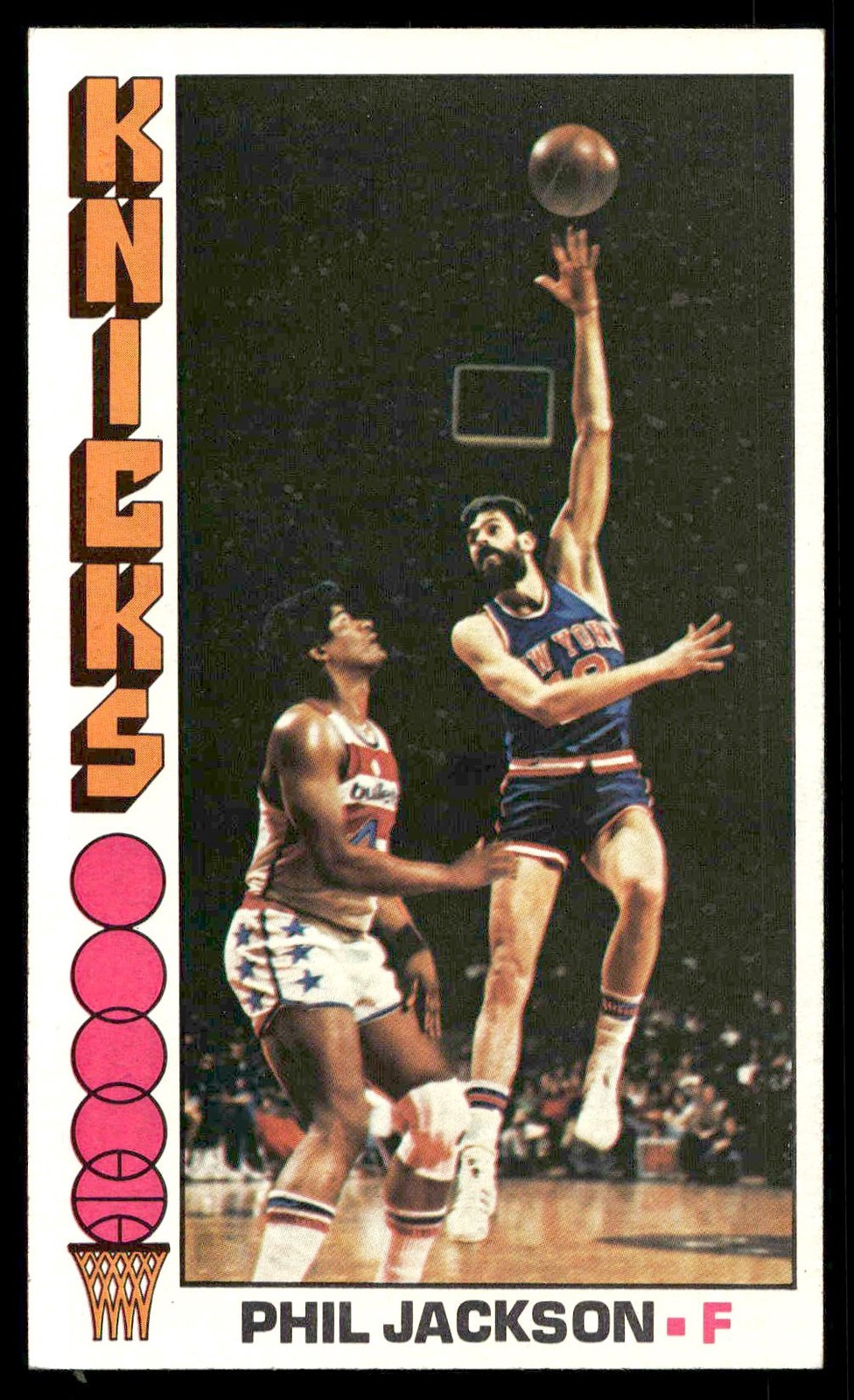 1976-77 Topps #77 Phil Jackson Jumbo NM