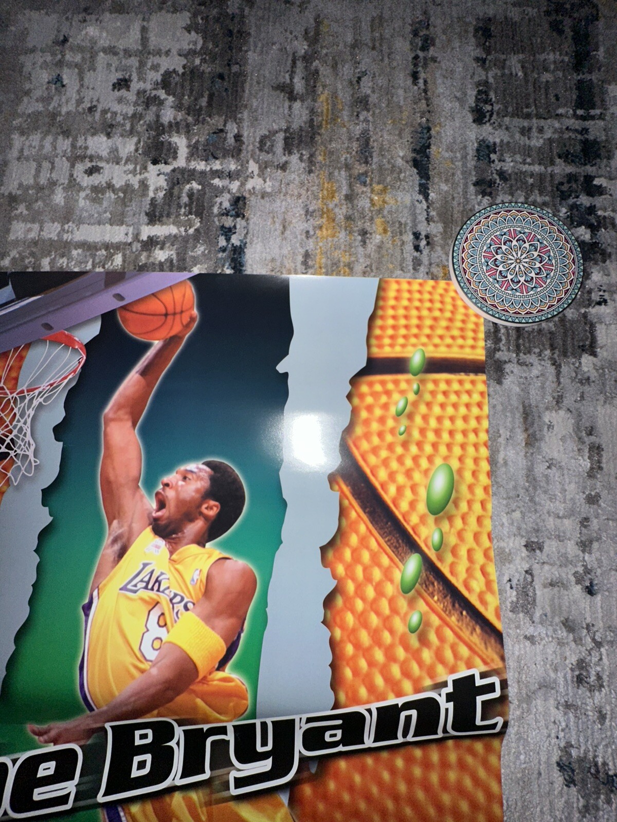 Kobe Byrant Los Angeles Lakers NBA Sprite 2002 Poster