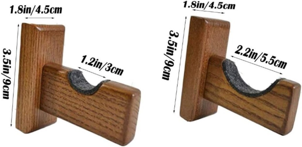 FKUMLUN Baseball Softball Bat Wall Mount Bat Display Case Holder,with Felt Li…
