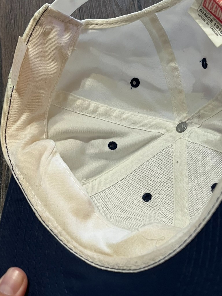 Vintage Atlanta Braves White Blue American Needle Snapback Hat Embroidered