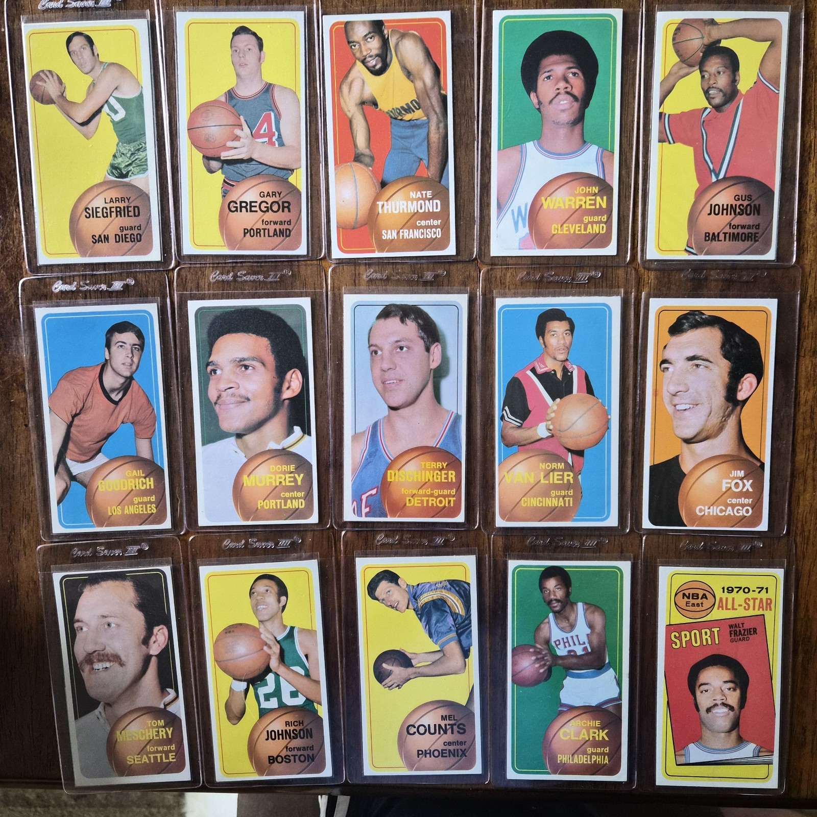 1970-71 Topps Basketball Near Set (171/175) Avg EX+ to NM