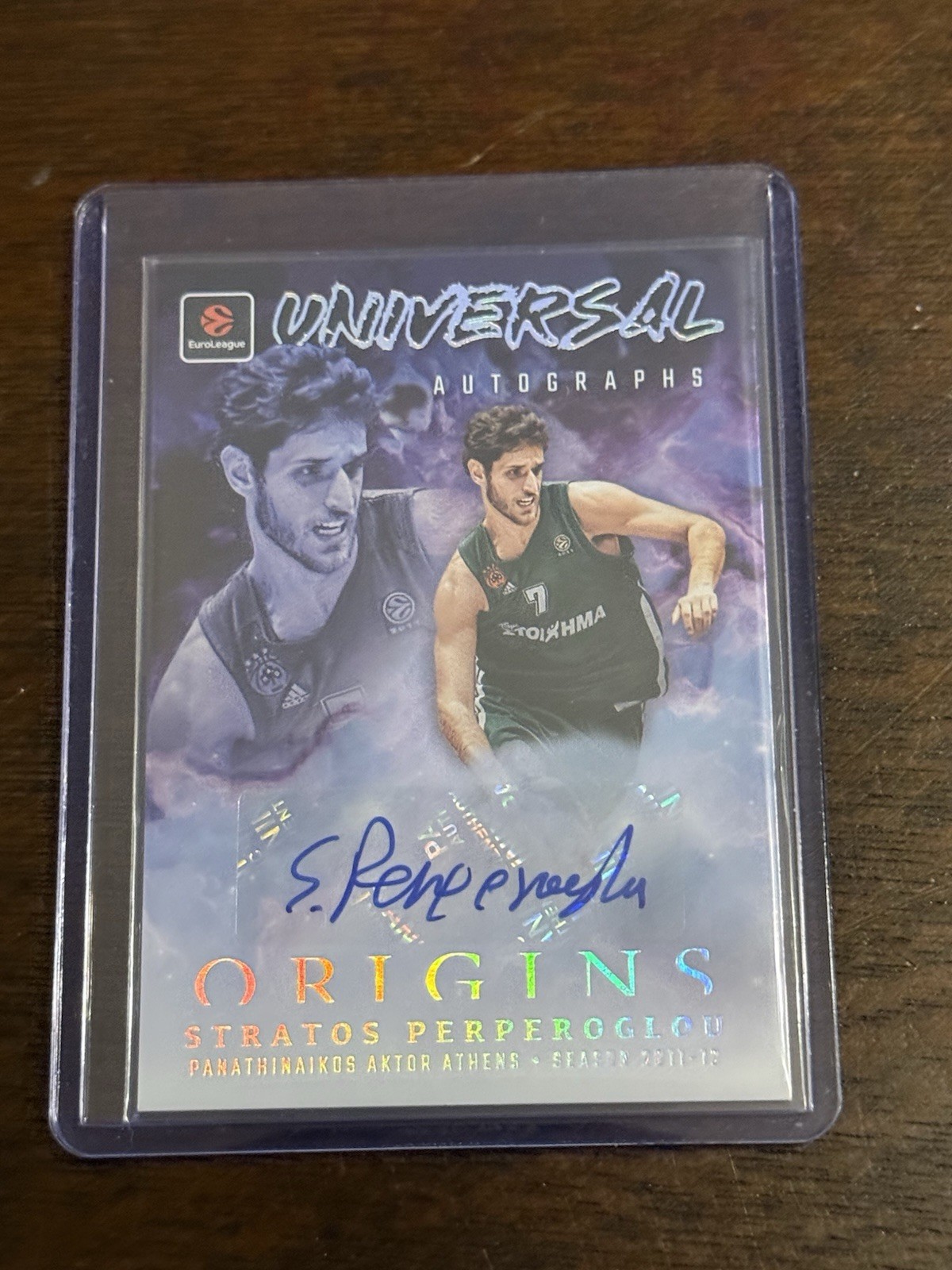 2025-26 Panini Origins Euroleague Stratos Perperoglou Universal Autograph Card