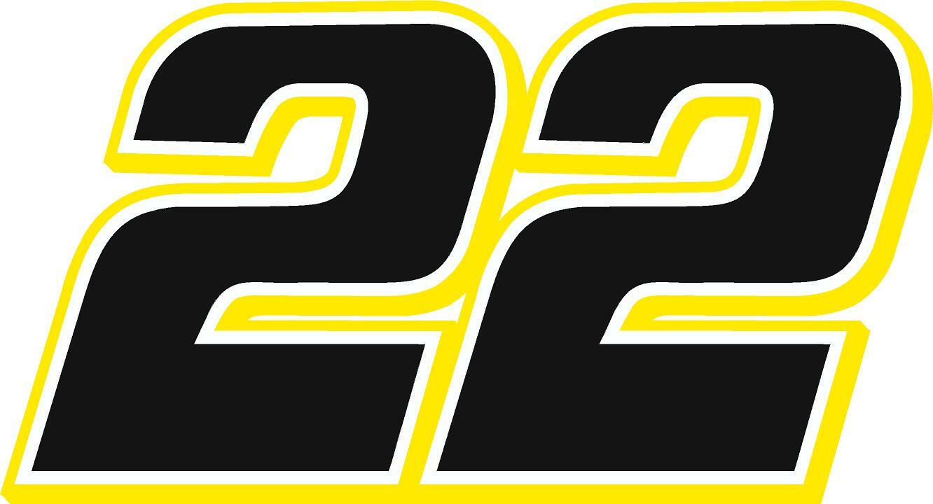 NEW FOR 2019 #22 Joey Logano Racing Sticker Decal – Sm thru XL – Various colors