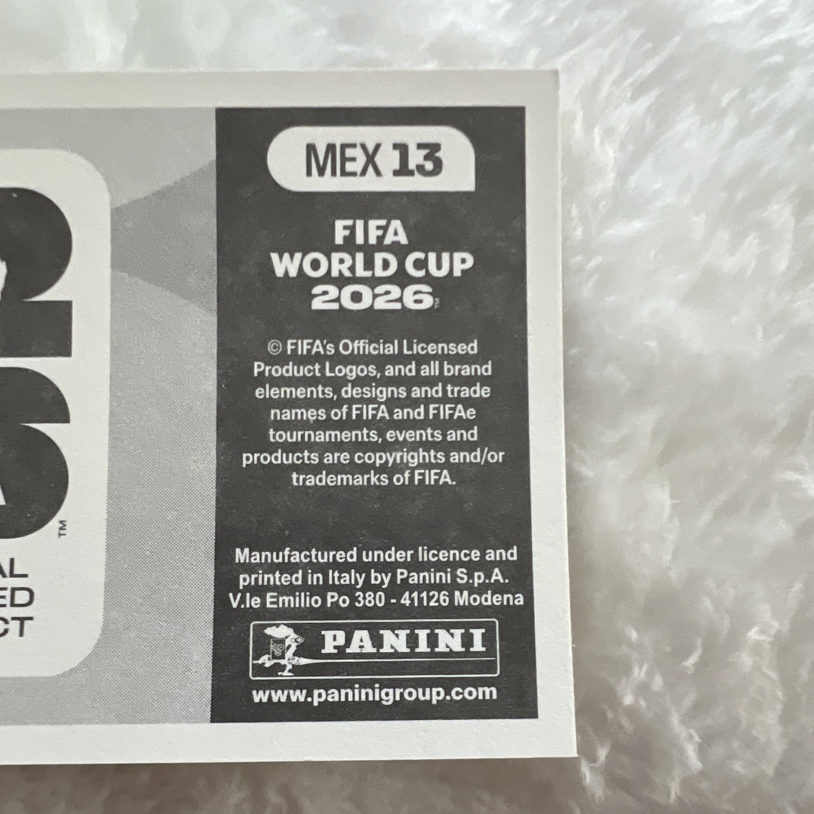 Panini FIFA World Cup 2026 MEX 13 Team Picture Mexico “We Are Mexico” Sticker
