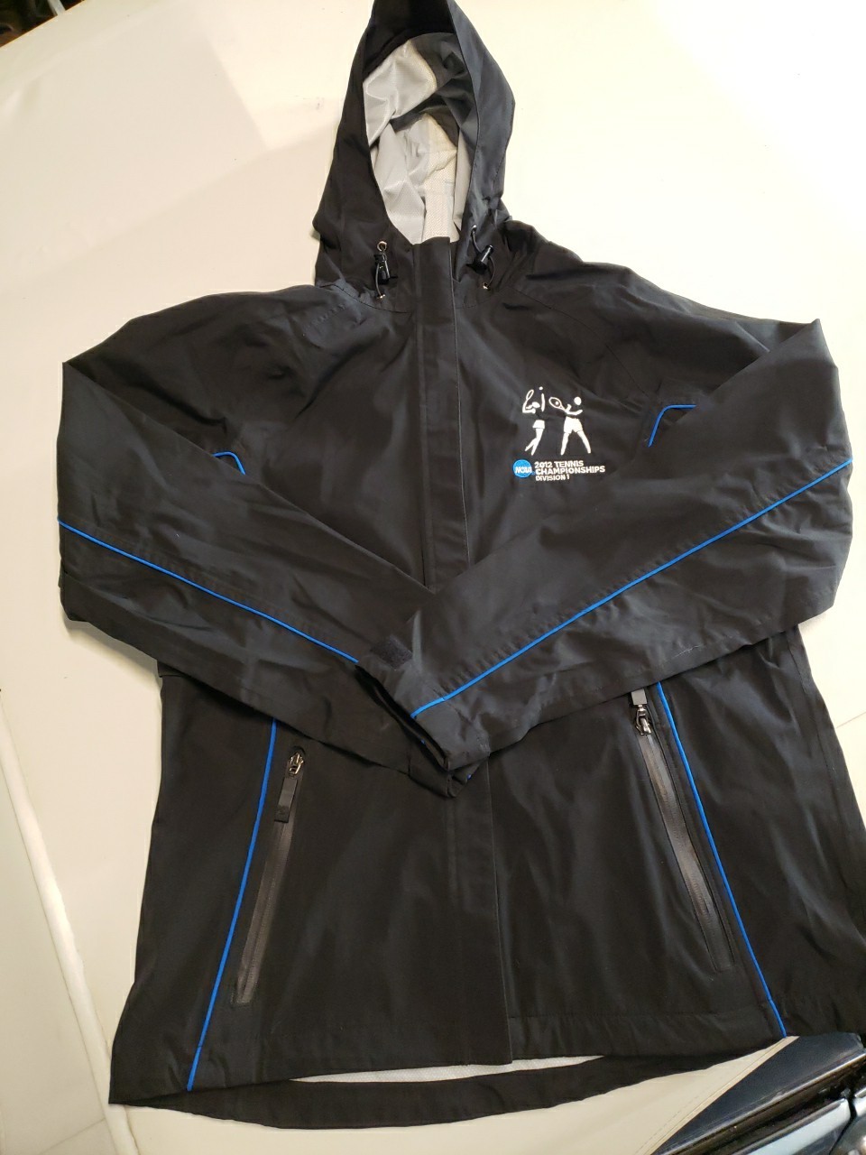 NCAA Division 1 2012 Tennis Championship Womens Medium Black Warm Up Jacket