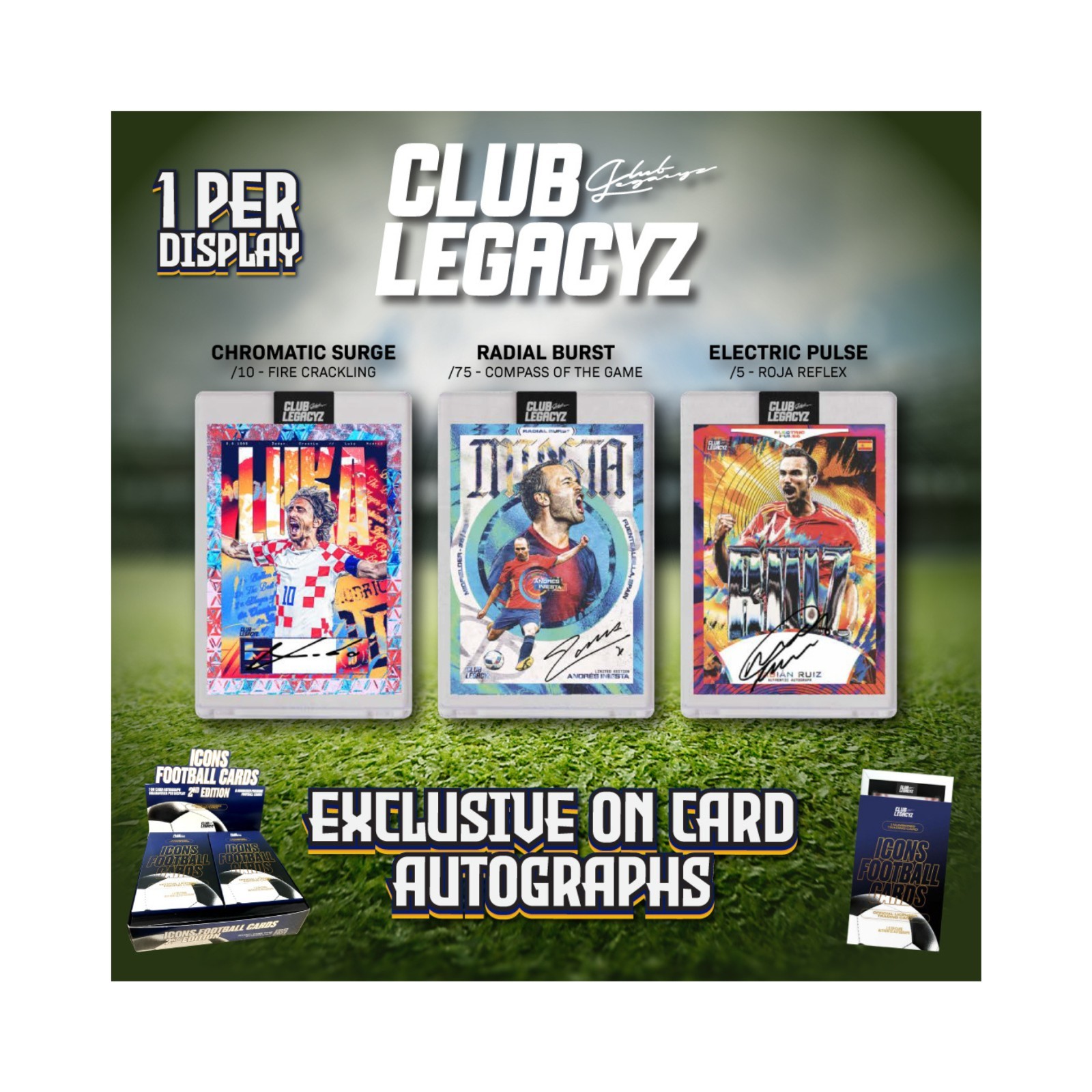 2025 Club Legacyz Icons Football (Soccer) 2nd Edition 1Ct Box | Factory Sealed