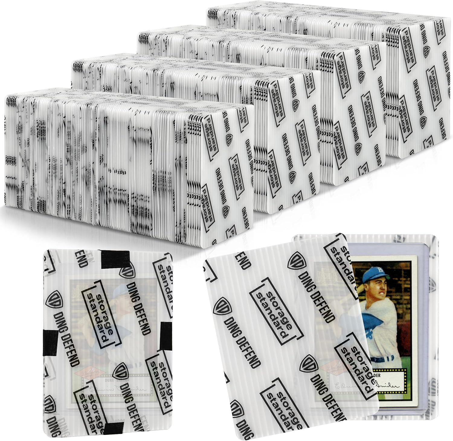 Trading Card Shipping Protectors 510 Pack 3.5” X 4.5” – Premium Ultra Strong