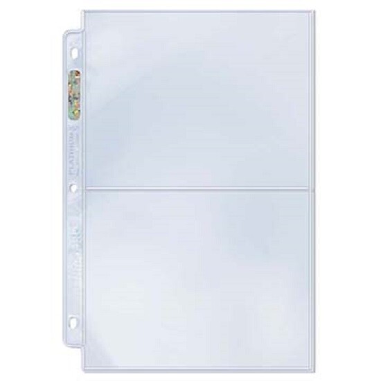 (10) Ultra Pro 5 x 7 Photo / Card 2-Pocket Album Pages For Display Binders
