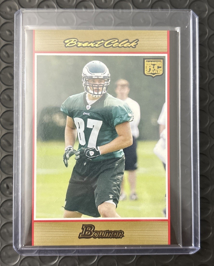 2007 Bowman – Brent Celek #260 Gold (RC)