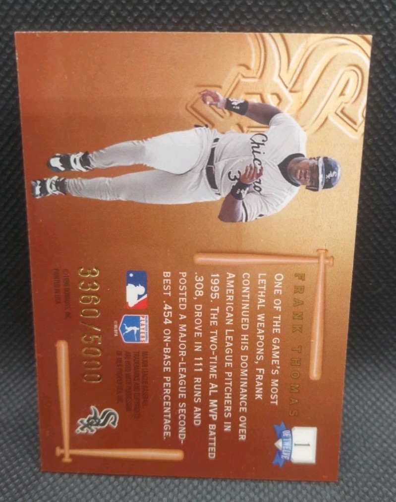 1996 Leaf 1 Frank Thomas Picture Perfect /5000