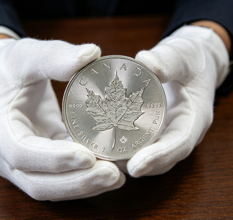 🍁2021 Canadian Maple Leaf (BU) (.999 Purity) 1 oz 5 Dollars Commemorative