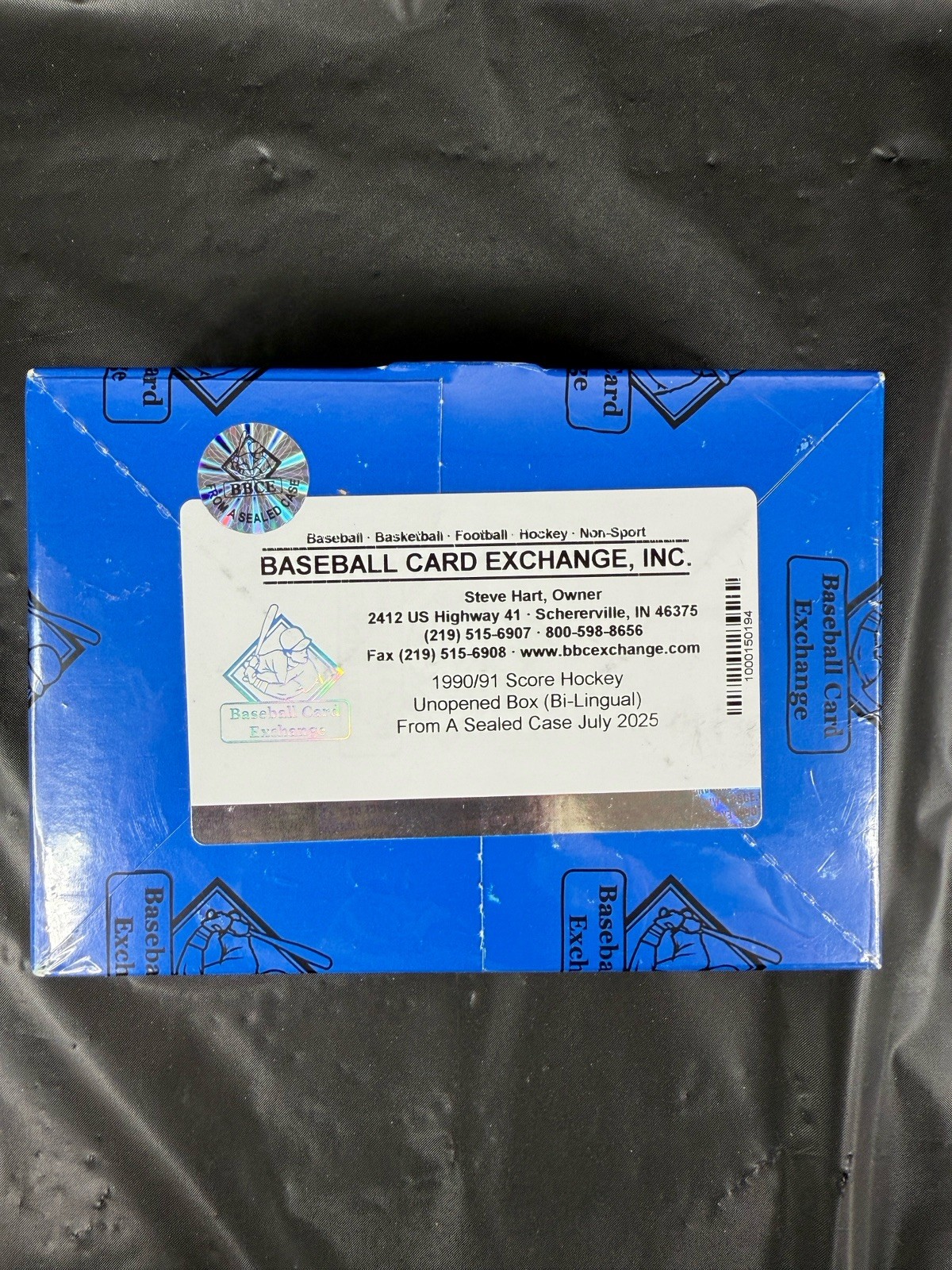 1990/91 Score Canadian Bi-Lingual Hockey Hobby Box BBCE FASC Verified Lindros RC