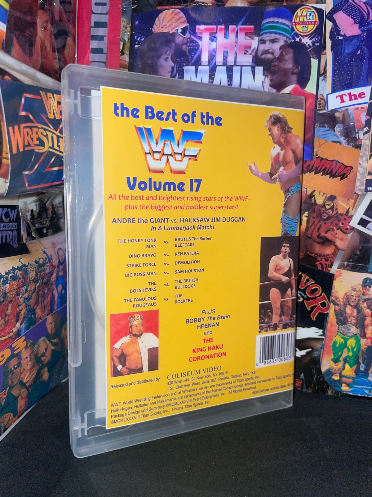 BEST OF THE WWF DVD Lot – Coliseum Video 6 DVDs – FREE SHIPPING wwe wcw
