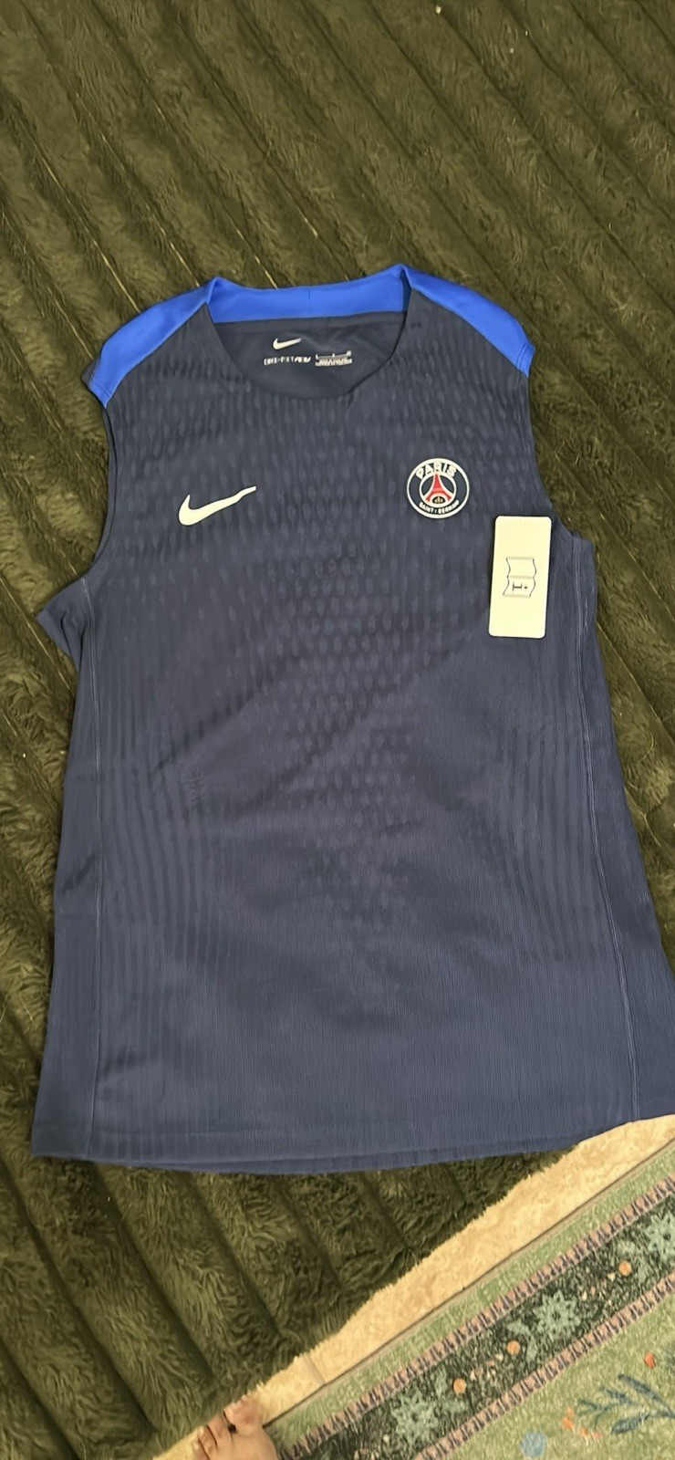 Nike Paris Saint-Germain PSG Soccer Jersey ADV Men’s Size S Blue