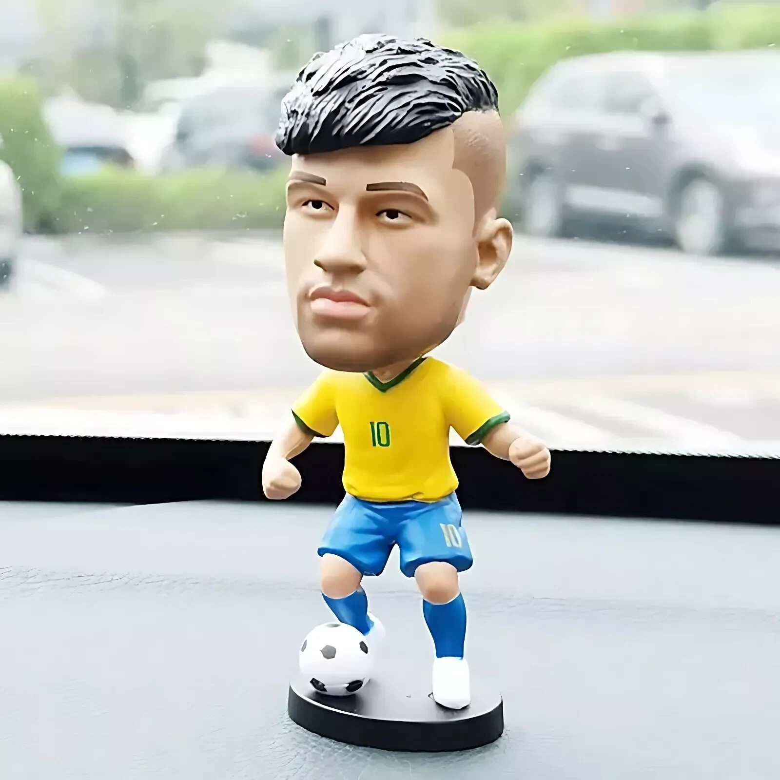 NEW 4 Inch PVC Soccer Star Bobblehead Messi Ronaldo Mbappe Neymar