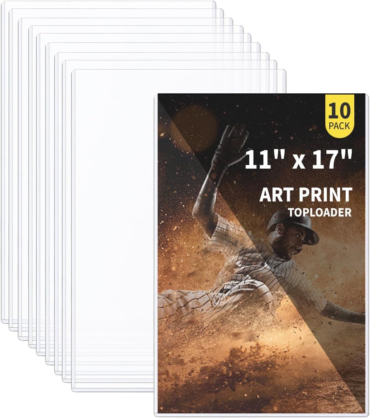 10-Pack 11×17 Art Print Toploaders for Perfect Preservation