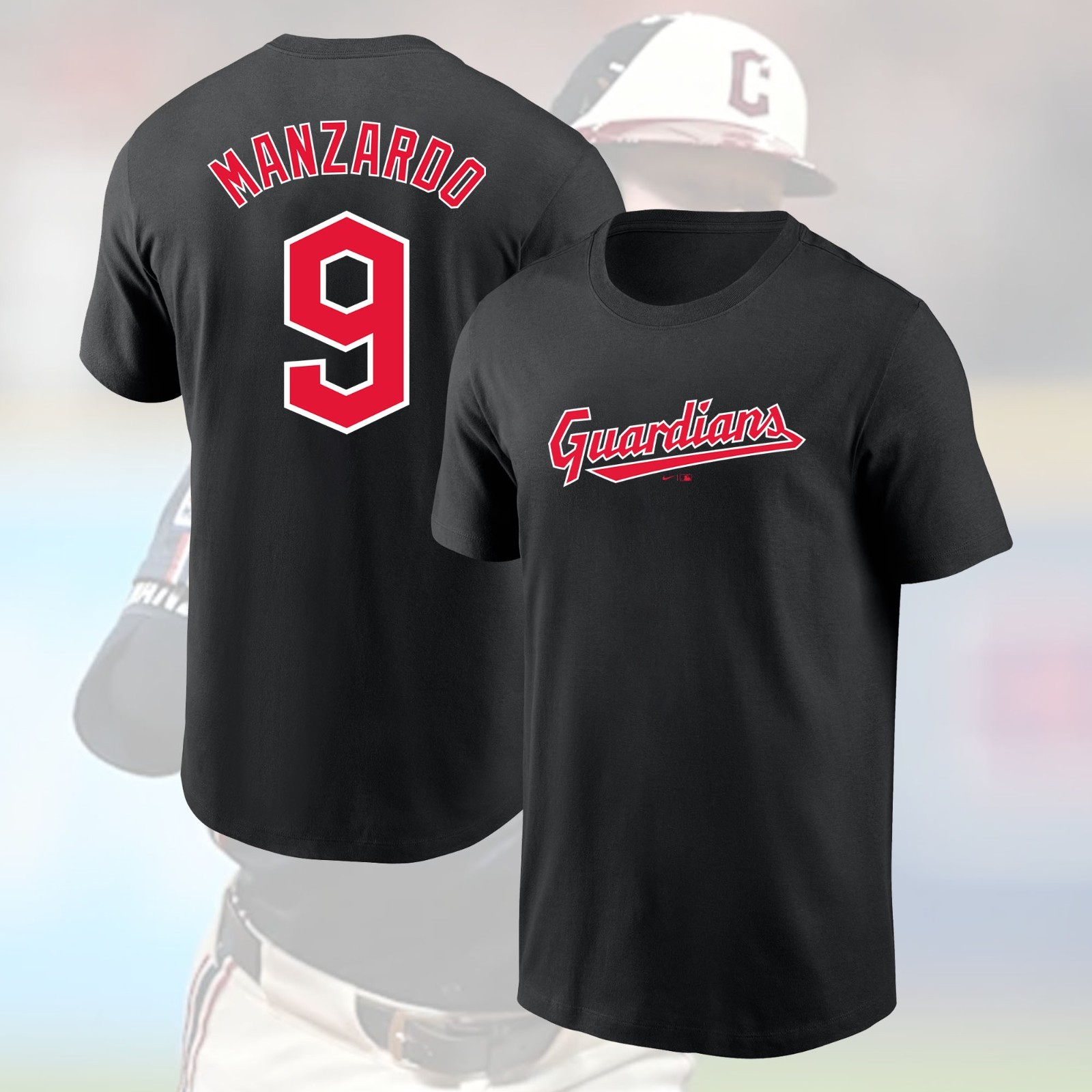 SALE HOT! Kyle Manzardo #9 Cleveland Guardians 2026 Name & Number Gift For Fans
