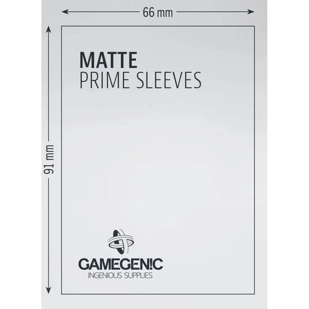 Matte Prime standard card sleeves 66x91mm yellow (100)