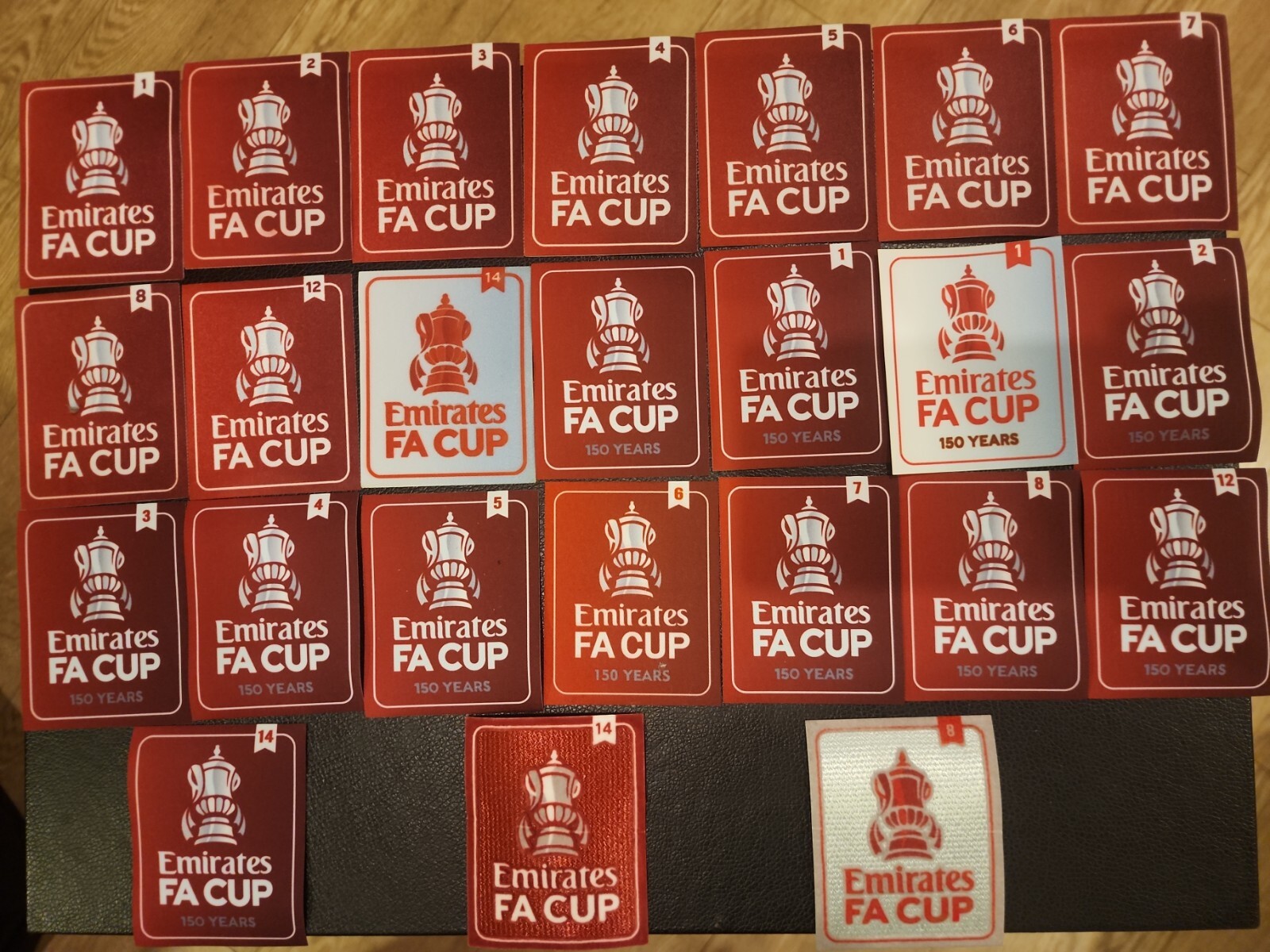 FA CUP PATCH ANY PLAYER ANY TEAM / FA CUP 150 YEARS PREMIER LEAGUE BADGE
